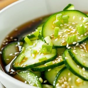 Ensalada de Pepino y Sésamo